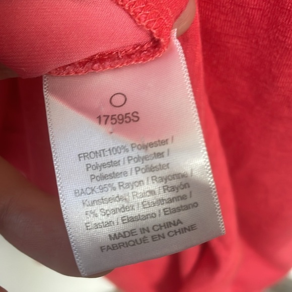 ANTHROPOLOGIE Dolan Pilar Pleated Watermelon Tee Medium - Picture 7 of 7